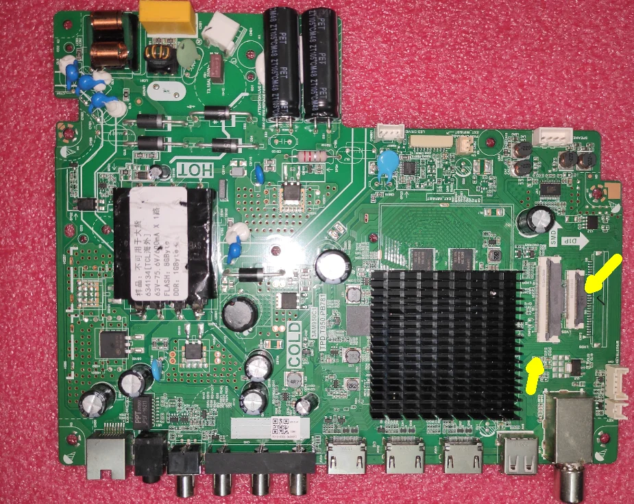 TPD.T950.PB781 3AM950C1 1G + 8G Wi-Fi сеть три в одном материнская плата протестирована хорошо