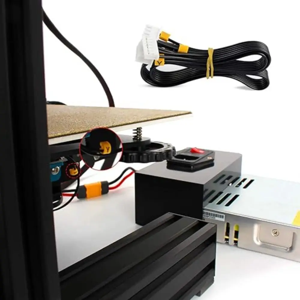 Шаговый кабель оси X Y Z Ender 3, кабель шагового двигателя и ограниченный переключатель, черный концевой кабель Ender 3 Ender 3 Pro