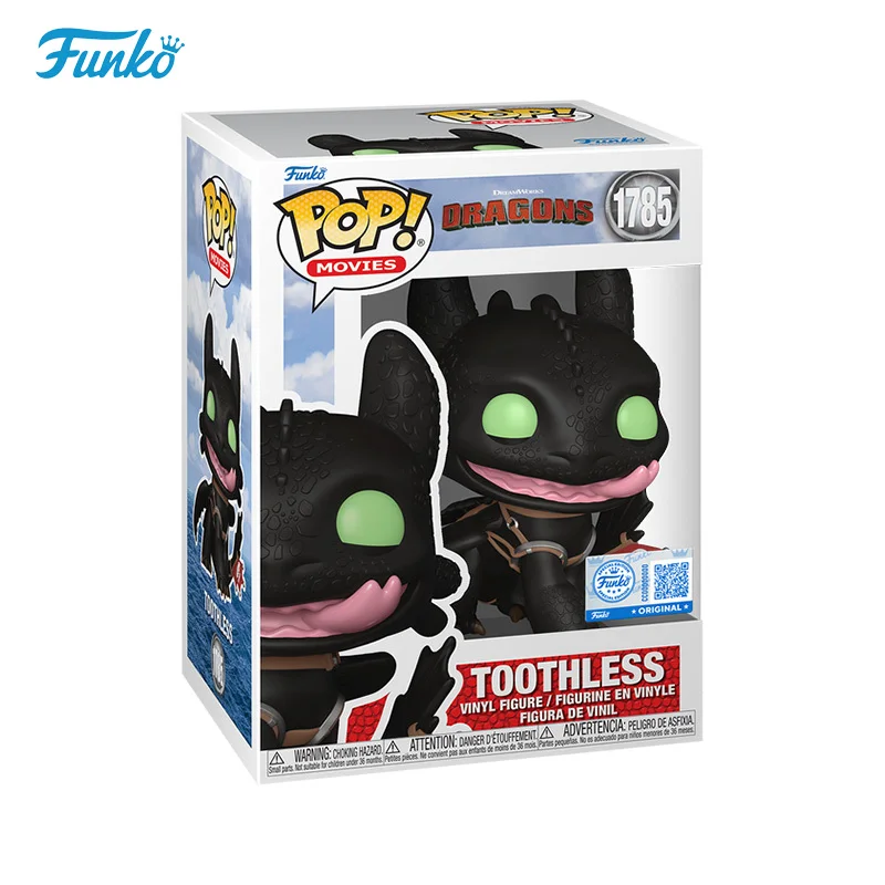 Фото FUNKO POP фильм «Как приручить дракона», беззубик, ночь лють», аниме, экшн-фигурка, модель игрушки, коллекционный подарок для взрослых и детей №2
