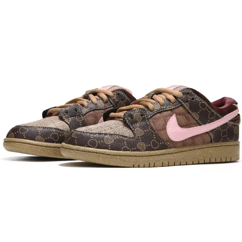Фото 【Настроить】Nike Dunk SB Обувь для скейтбординга Кроссовки унисекс DQ4489-300 №5