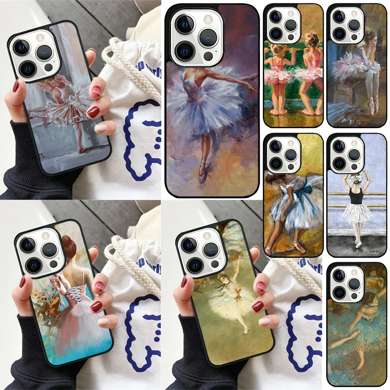 Чехол Ballet Dance Girl Ballerina Art для iPhone 16, 13, 14, 15, Pro Max 12, Mini 11 15 Pro Max 7, 8 Plus Max SE 2020, чехол для телефона