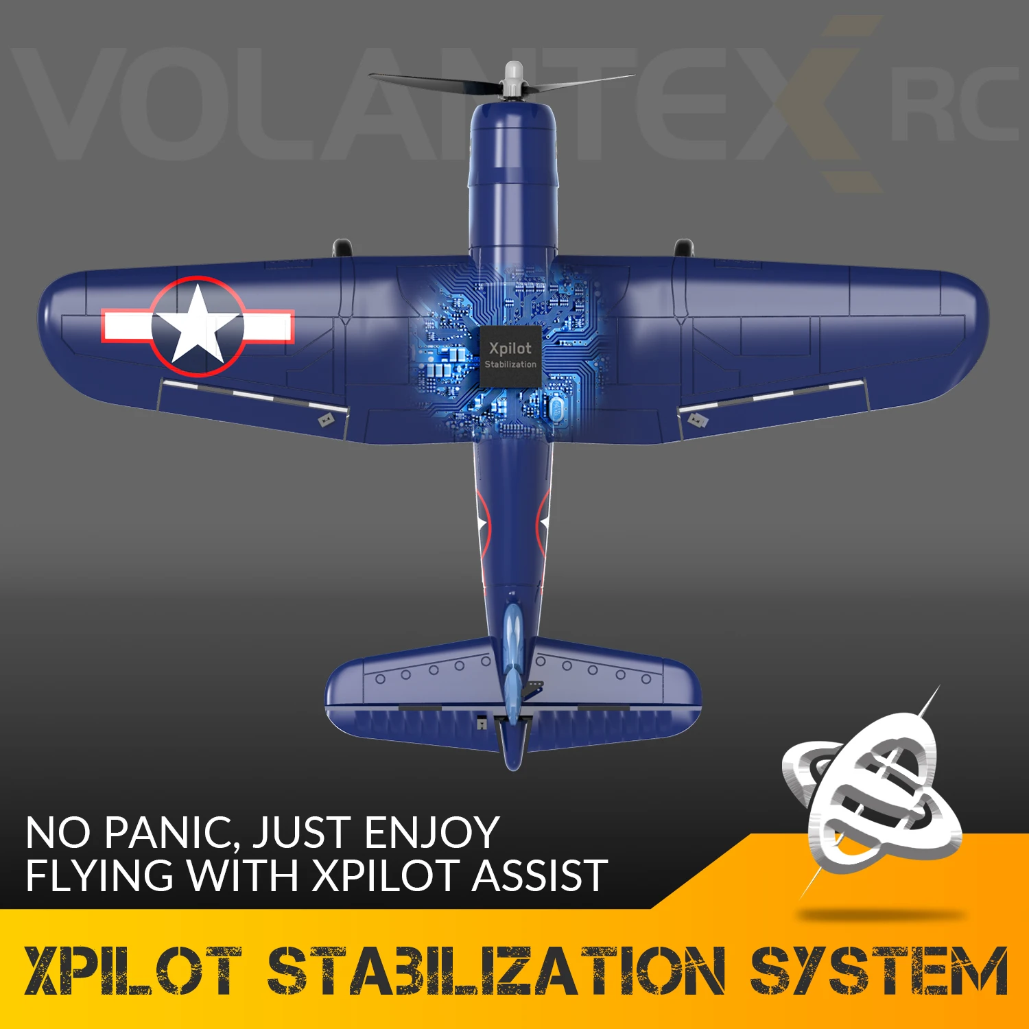 Новый радиоуправляемый самолет F4U Corsair 2,4 ГГц 4CH 6-осевой EPP 400 мм Wingspan один ключ аэробатический RTF Радиоуправляемый самолет игрушки подарки дл... (art.: 3920c1a7101e4) - 3920c1a7101e4