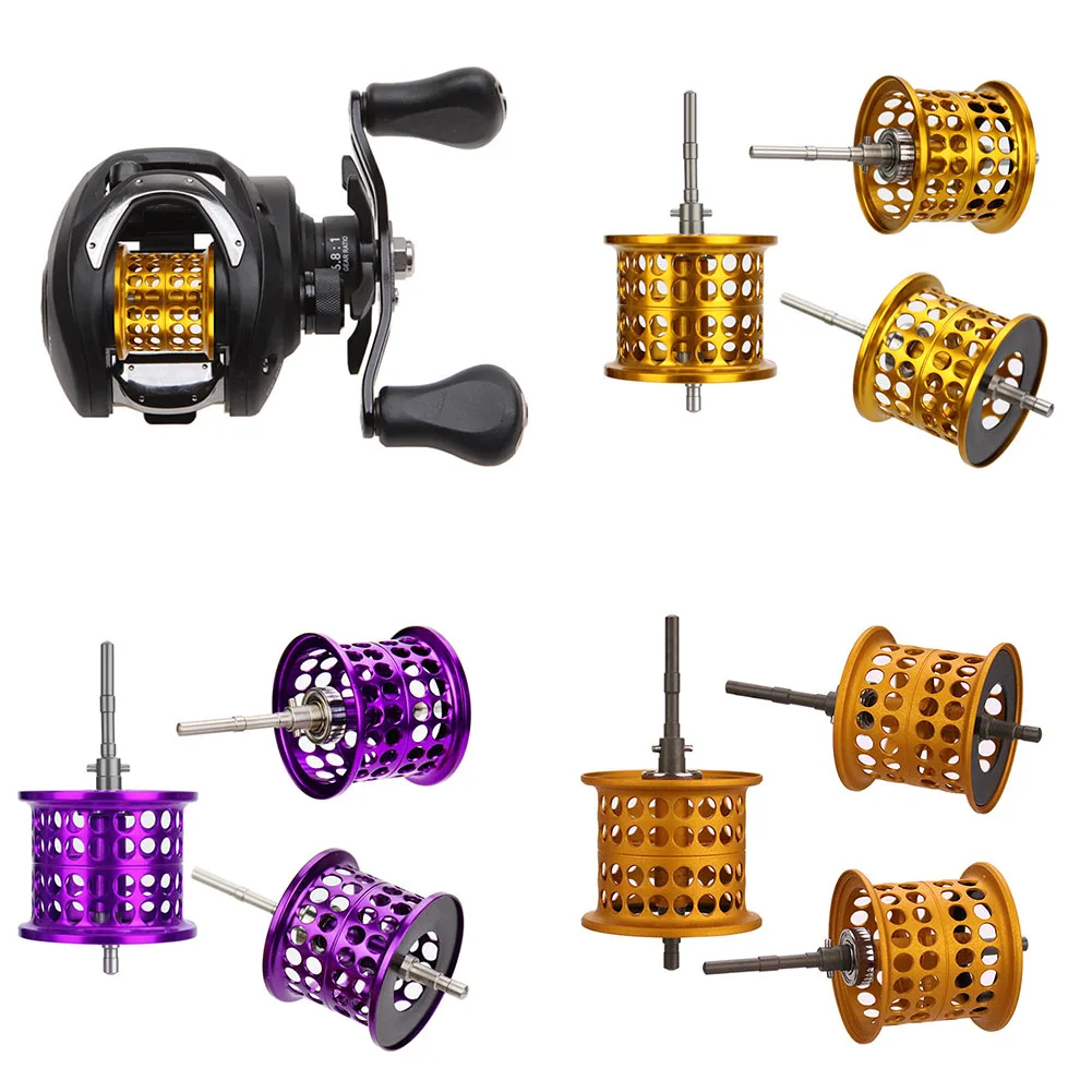 Фото Катушка для рыболовной катушки для Daiwa CC80, мелкая катушка для 2 10 г, приманка, 1 шт., аксессуар из алюминиевого сплава, инструмент «сделай сам» №5