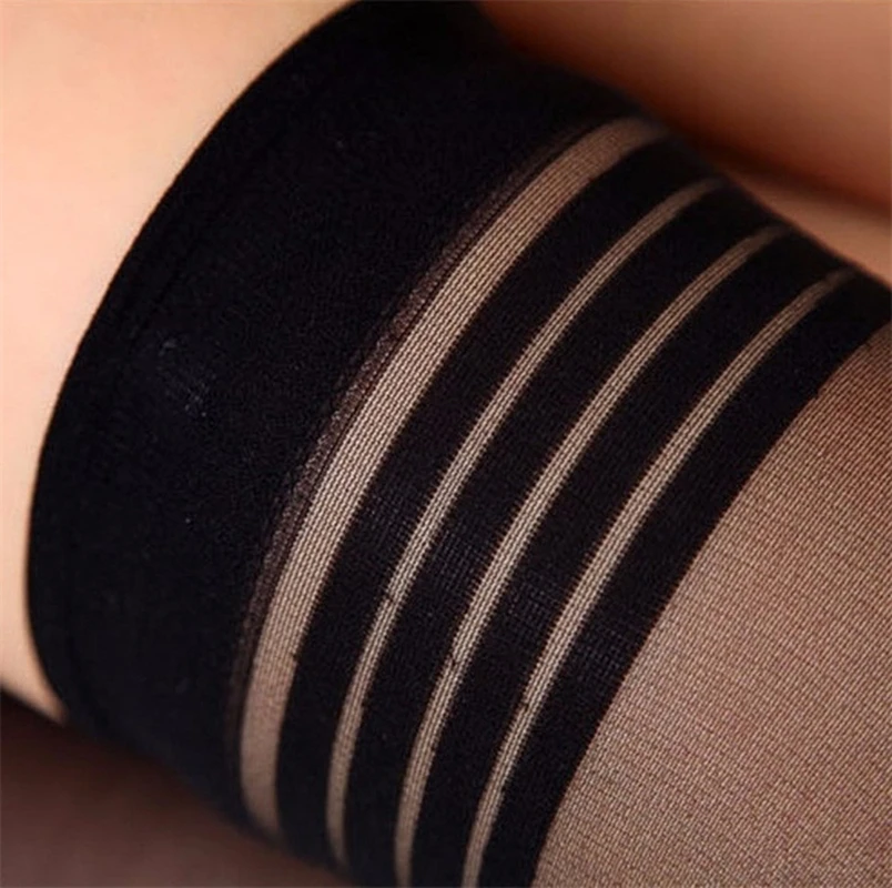 Фото New Sexy Women Black Thigh Stockings Sexy Top Stay Up Stocking Long Thigh Knee High Stockings Nightclubs Pantyhose Wholesale №4