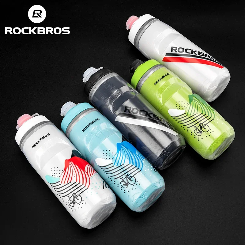Фото ROCKBROS Велосипедная термобутылка 620 мл Горный дорожный велосипед Бутылка для воды Спорт на открытом воздухе Бутылка для воды MTB Велоспорт Чайник для напитков Туризм №2