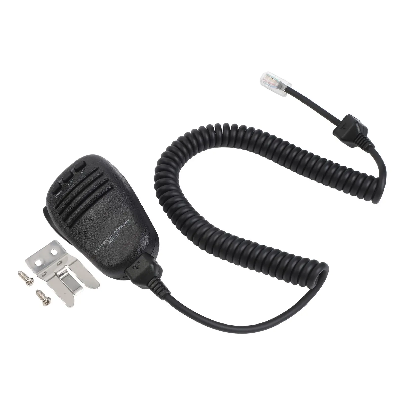 Фото Замена компактного микрофона MH31A8J для радиоприемников Yaesu FT450 FT857D FT891 FT991A с четкой голосовой передачей №5
