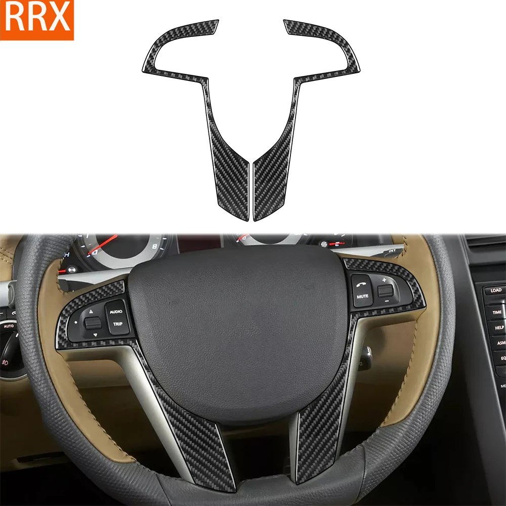 Для Pontiac G8 2008-2009 наклейка из настоящего углеродного волокна, инструментальная панель рулевого управления, накладка автомобиля, внутри, декоративные аксессуары