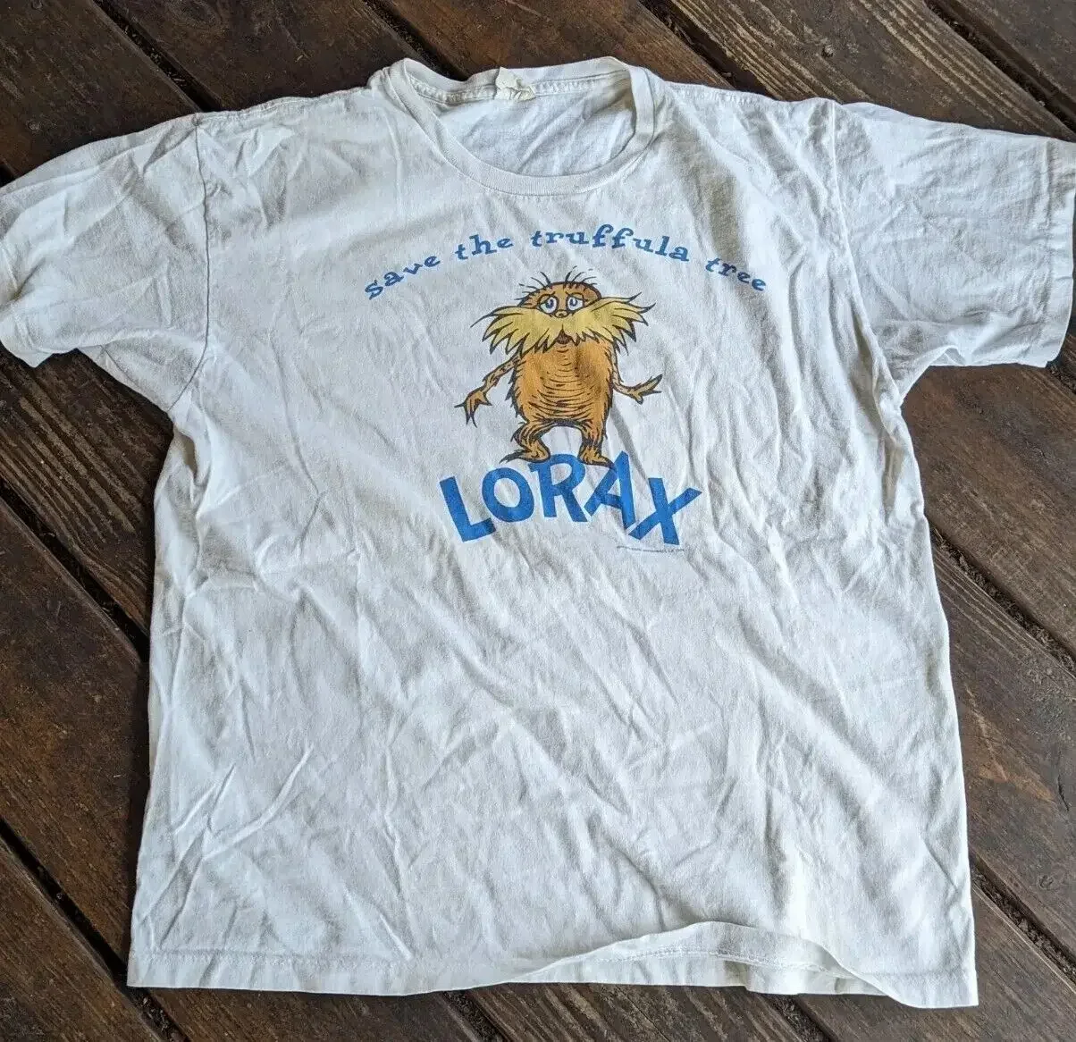 Винтажная футболка с длинными рукавами Dr. Suess The Lorax Save The трюфелю, размер XL, 1994