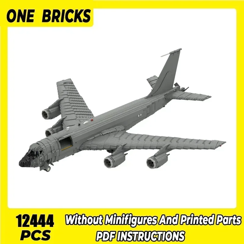Фото Moc Building Bricks Военная модель истребителя WW2 KC-135R Технология самолета Модульные блоки Подарочные рождественские игрушки Наборы для самостоятельной сборки №2