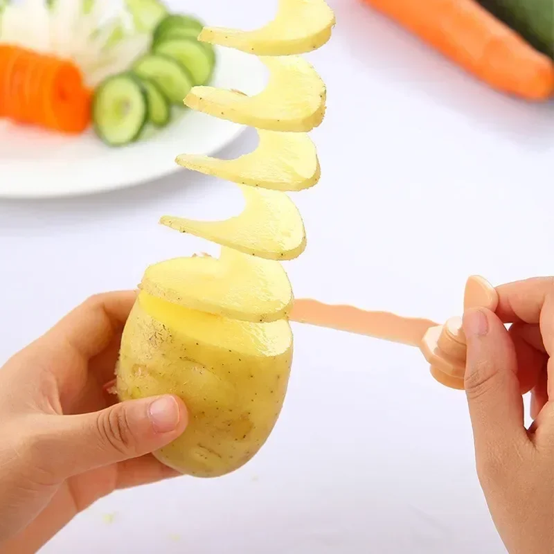 Спиральный ручной огурец для картофеля, резак для моркови Roll, спиральный измельчитель для салата, овощей, кухонные гаджеты, аксессуары