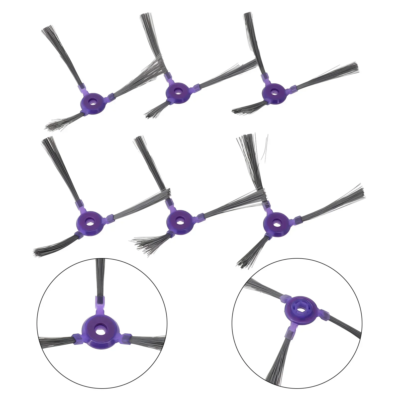 6 шт., боковые щётки для пылесоса Samsung Powerbot-E VR05R5050WK (art.: 3920c9eff32c2) - 3920c9eff32c2