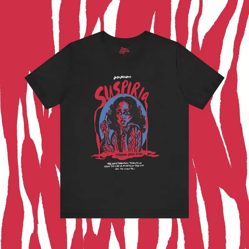 Футболка из фильма ужасов Dario Argento'S Suspiria 1977 года, итальянский классический фильм