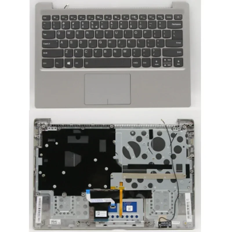 Новый оригинальный корпус C для ноутбука Lenovo ideapad 320S-13IKB, верхняя крышка с упором для рук, 3N 81AK MGR W/KB + AUX USI 5CB0Q17577