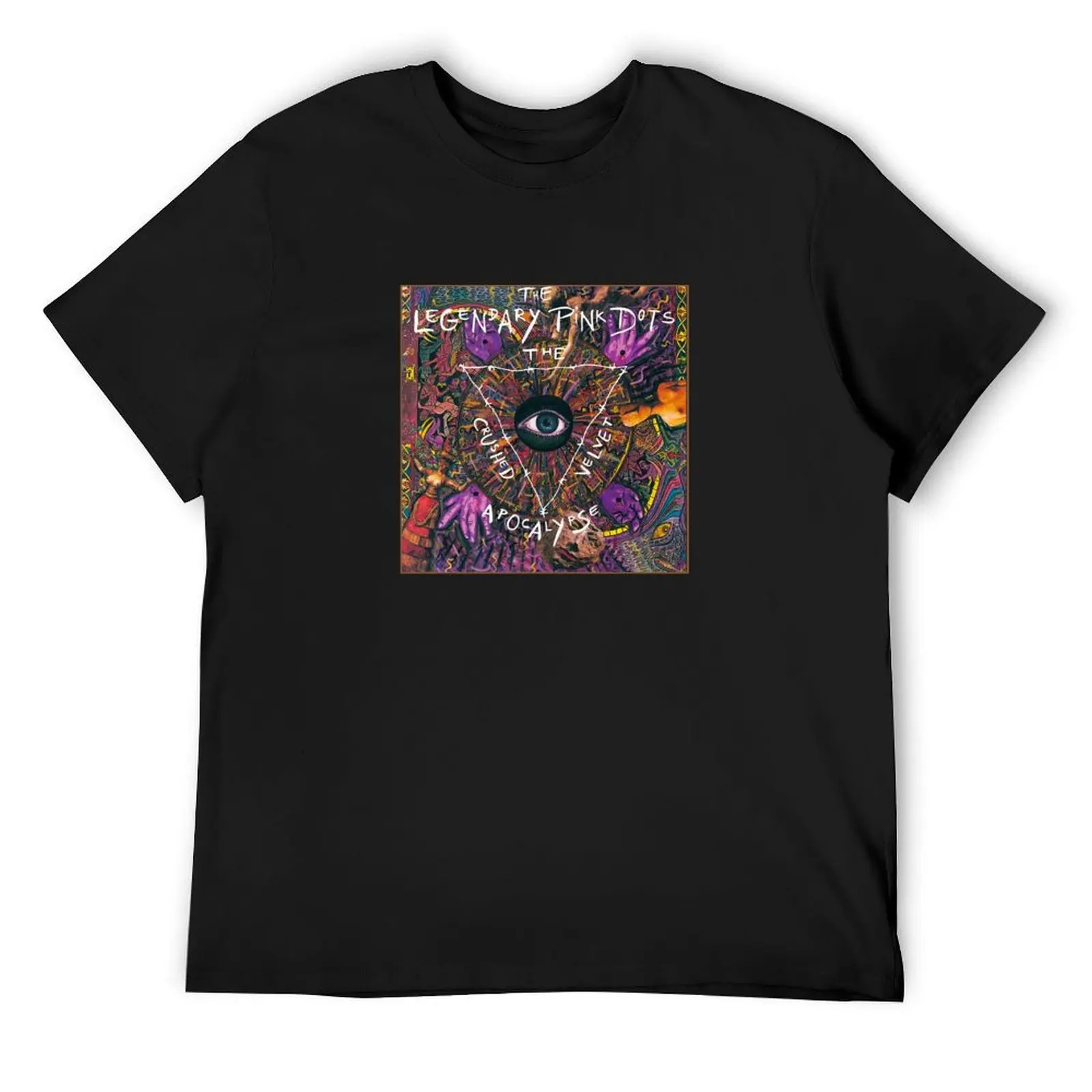Легендарная футболка с изображением розовых точек The Crushed Velvet Apocalypse, летняя одежда, тяжелые футболки для мужчин