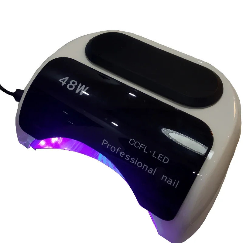 Lampu Kuku 48W forCCFL Pengering Ulir Tabung Pemoles Спиральный пингвинговый гель Kuku Jari Lampu Pengering Manik-manik