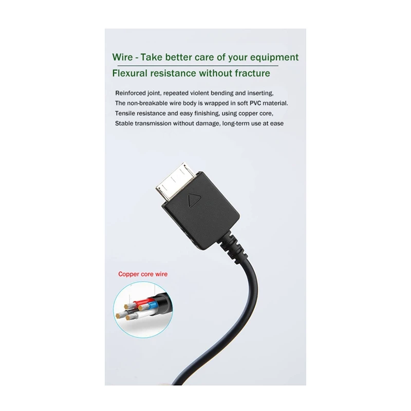 Фото USB-кабель для зарядки Sony MP3 MP4 Walkman NW типа z (1,25 м) №2