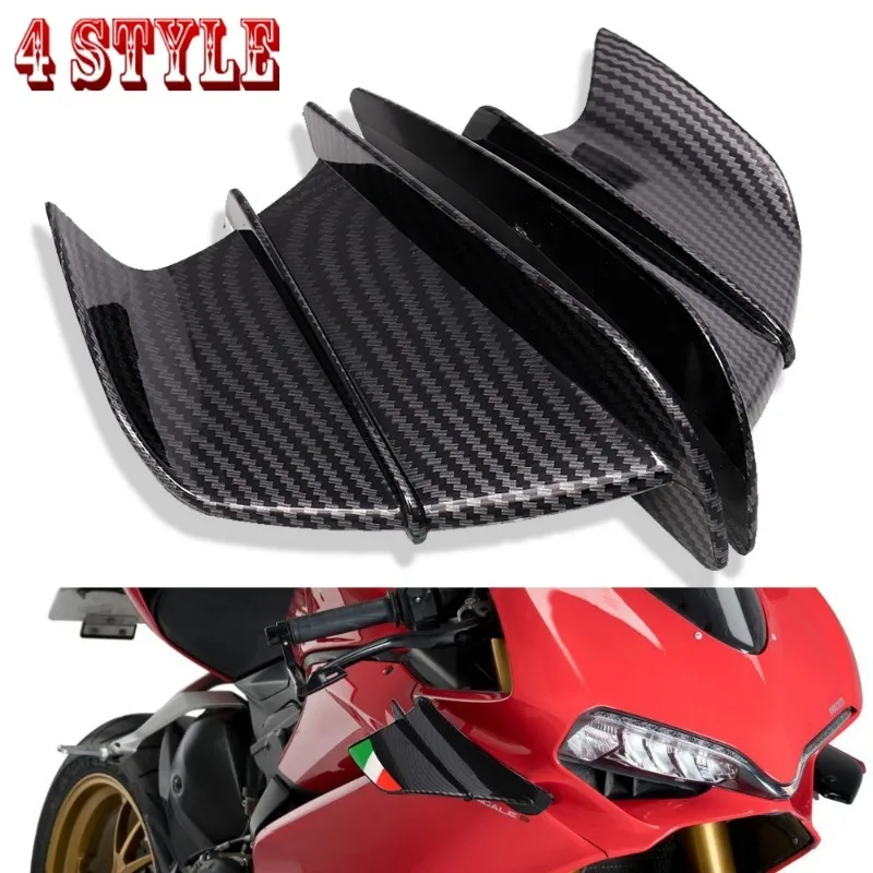 Фото 1 шт. для Suzuki Gsxr 600/750/1000 Vstrom 650 Burgman 400/650 Gsx S750/S1000 аксессуары для мотоциклов Winglet аэродинамический комплект крыльев №2