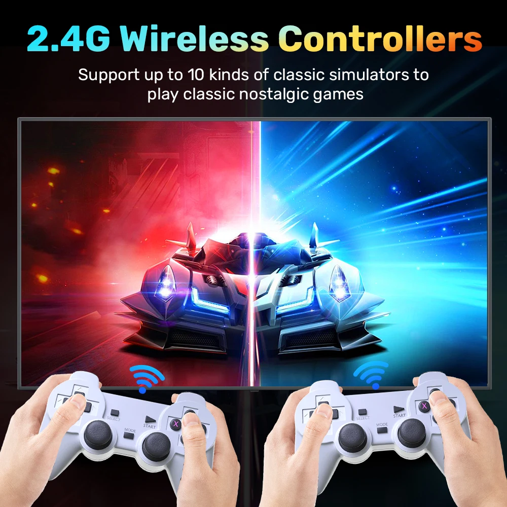 Игровая приставка M15, Мини ТВ, портативная игровая консоль 64 Гб 30000 +, ретро-игра, HD выход для PS1аркадных игрSNESMAMENEO GEO, беспроводной контроллер (art.: 3920c876bddcf) - 3920c876bddcf