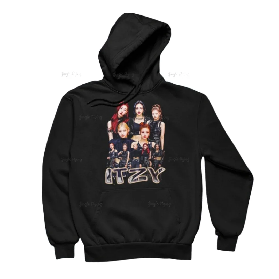 Толстовка Itzy с капюшоном, толстовка в стиле K-POP, унисекс