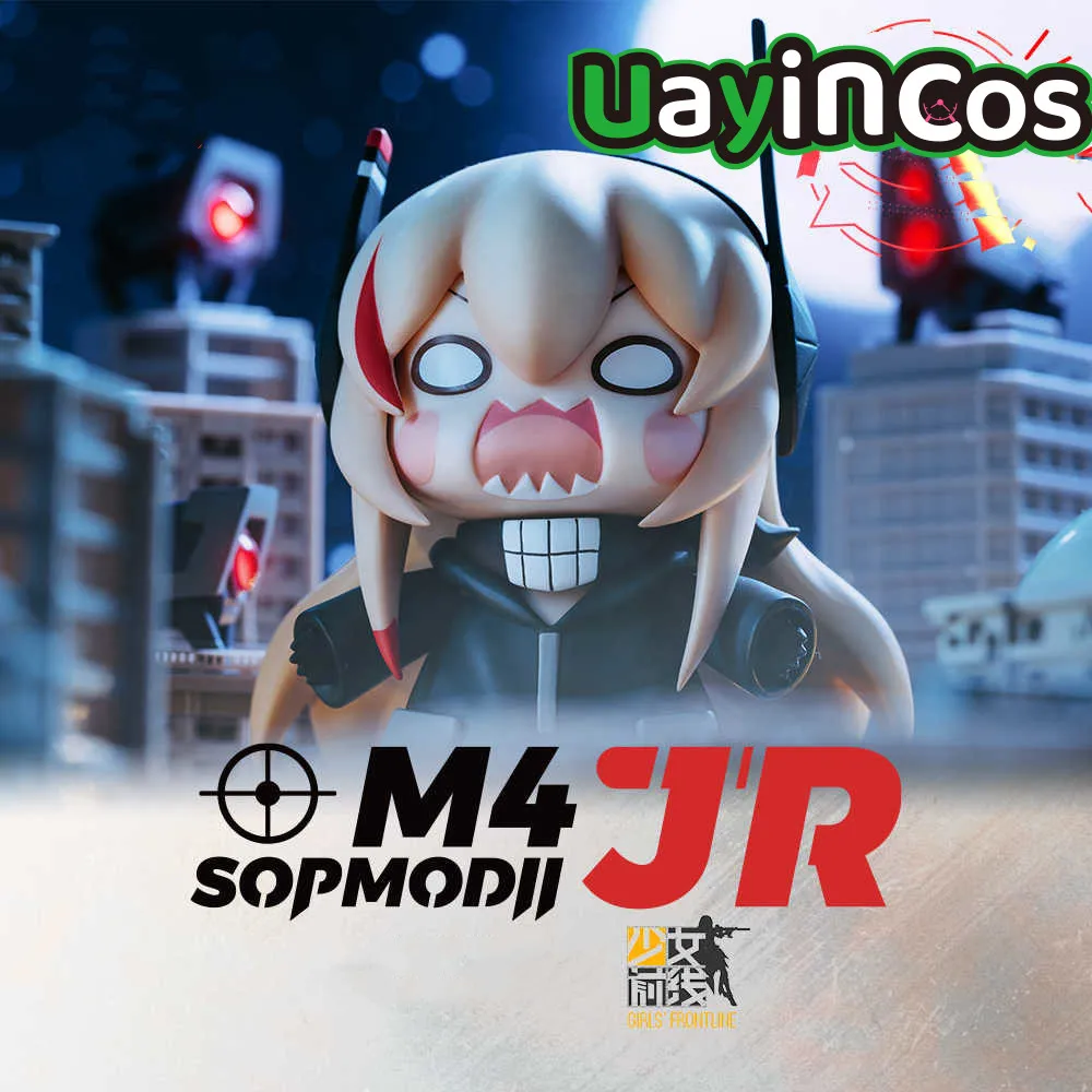 Официальная оригинальная фигурка Girls Frontline M4-SOPMODII-JR из ПВХ, экшн-фигурка аниме, модель, статуя, фигурка, кукла, игровые игрушки, детский орнамент, подарок