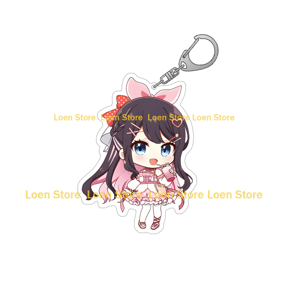 Фото Loen Store виртуальный YouTuber VSPO GIGO официальный KAGA SUMIRE KAGA NAZUNA KOGARA TOTO ICHINOSE URUHA аниме акриловый брелок подарок №4