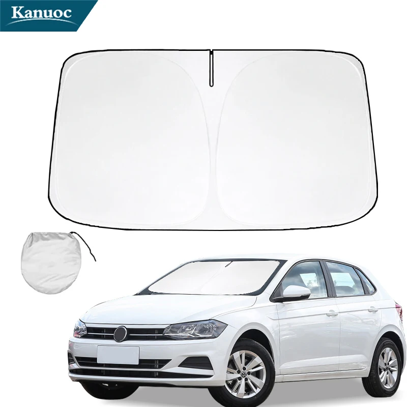 Складной солнцезащитный козырек на лобовое стекло автомобиля для VW Polo MK5 6R 6C 2009-2017