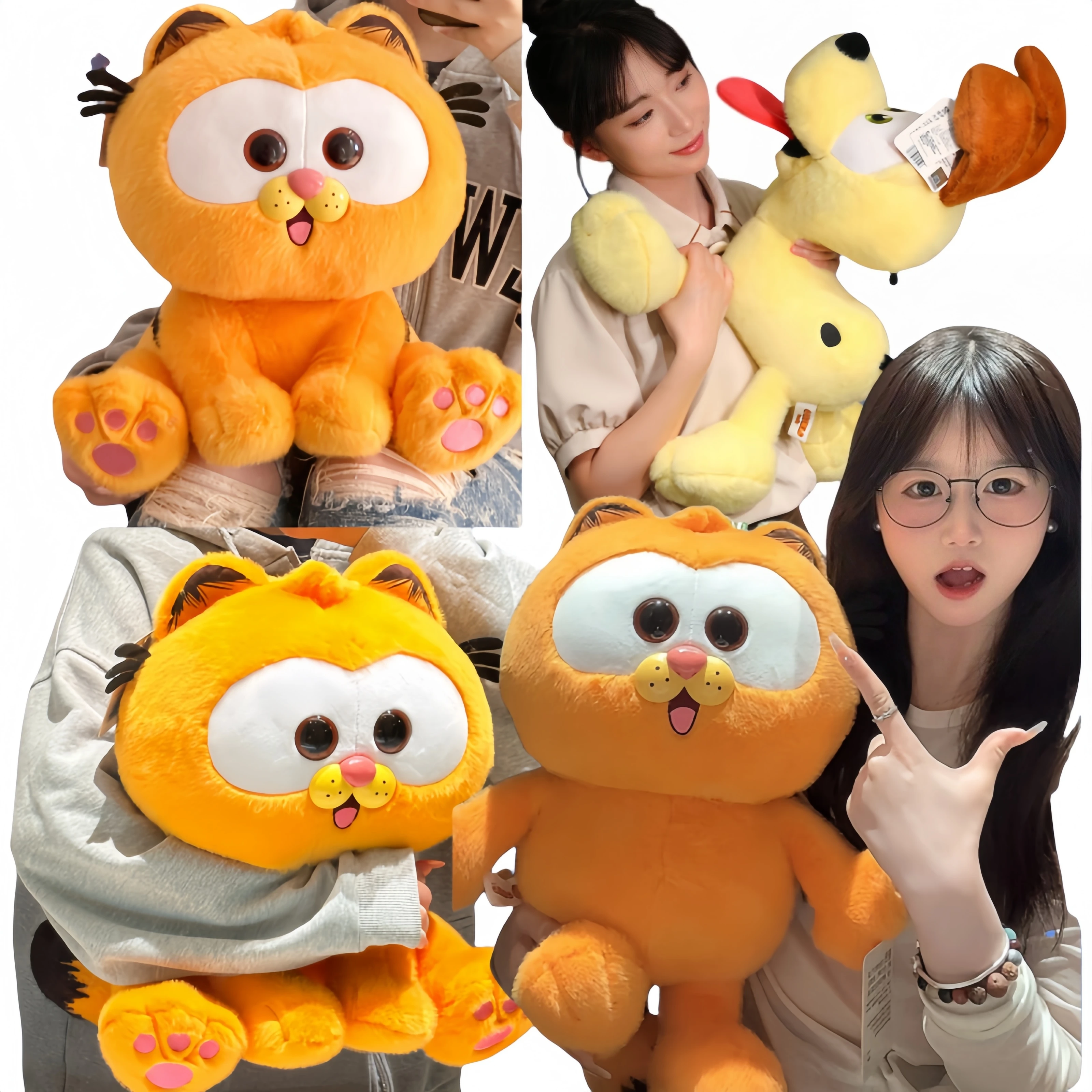 MINISO Garfield Kitty Fat Cat плюшевая игрушка большого размера, мягкая собака Odie, мультяшный ТВ-персонаж