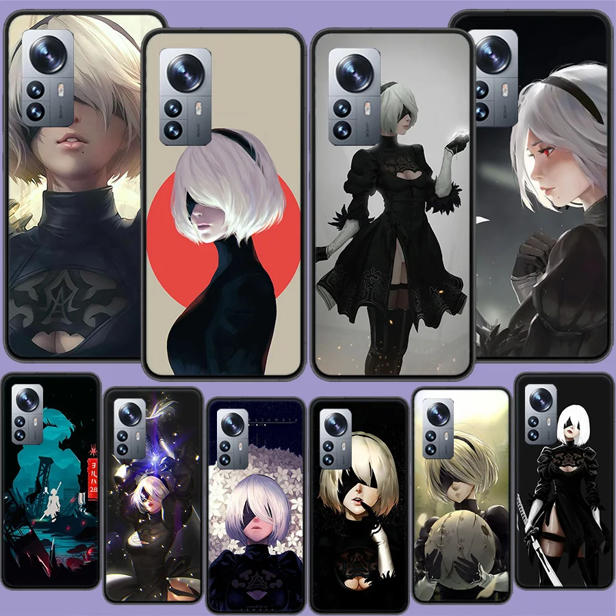 Чехол для телефона NieR Automata 2B для Xiaomi Poco X3 NFC X4 GT M3 M4 M5 M5S X6 X5 Pro F5 F4 F3 F2 F1 Mi Note 10 Lite, чехол из ТПУ Capa Co