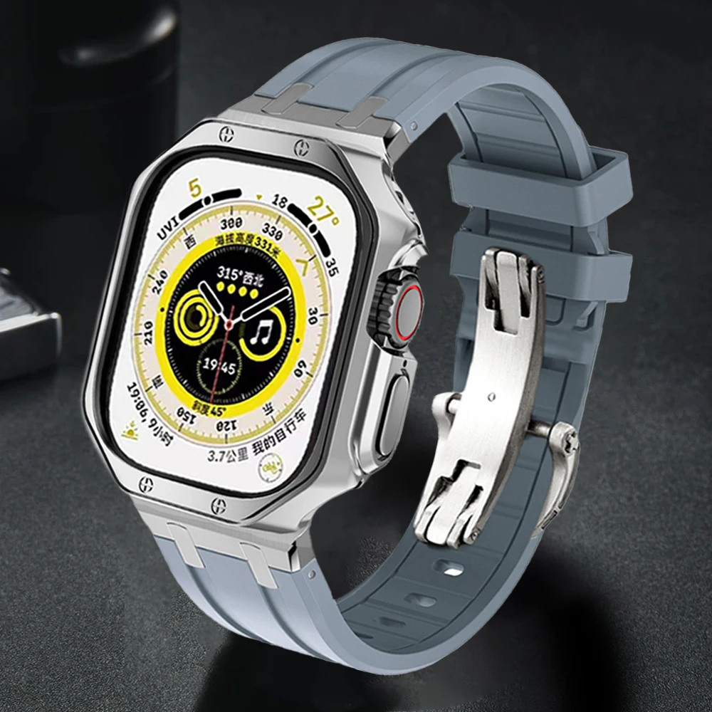 Ремешок резиновый для iWatch 6 5 4 se 44 мм 42 мм