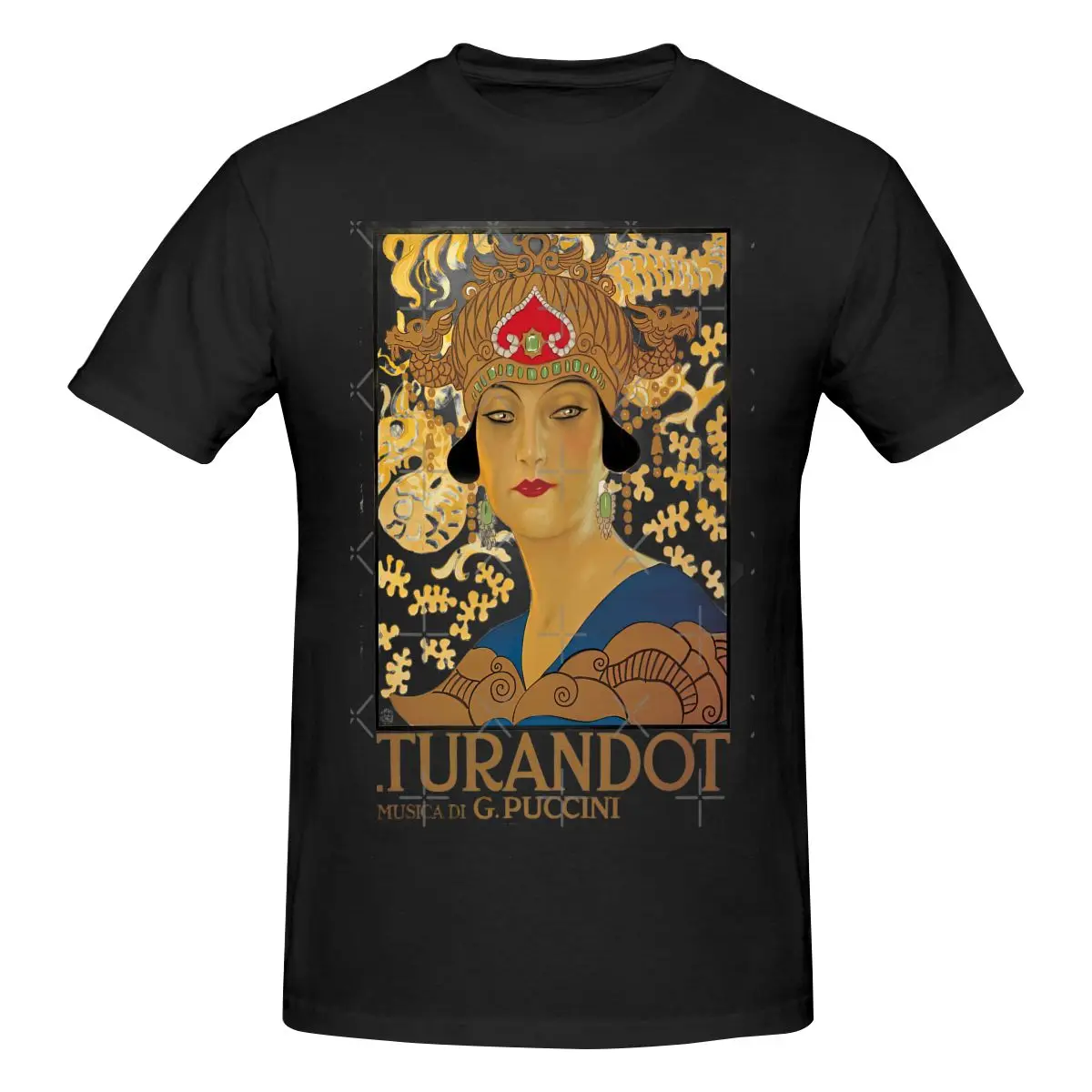 Забавный плакат «Старый опер» Puccini Turandot, мужская футболка, топы с принтом, свободные и облегающие женские футболки