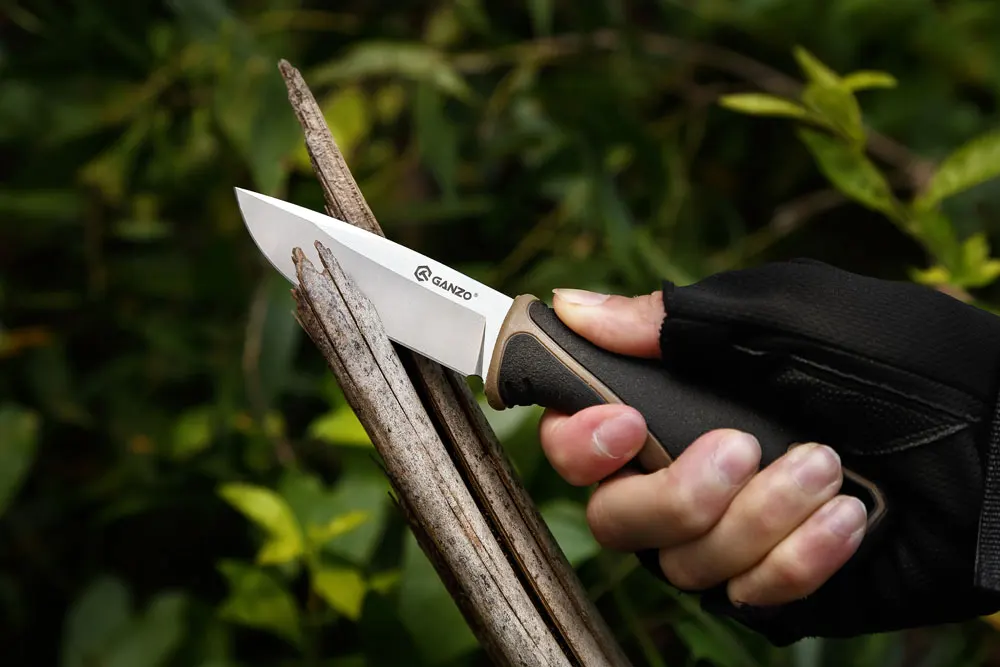 Фото Охотничий нож FBknife Ganzo G807 9cr14mov, Фиксированный Клинок из пп и ТПР, инструмент для выживания, тактический инструмент для повседневного использования, туризма №3