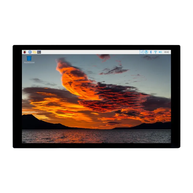 Фото Waveshare 10,1-дюймовый емкостный сенсорный дисплей 1280*800 HD, полноцветный, IPS, сенсорный экран DSI для Raspberry Pi 5/4B/3B+/3A+, CM3/3+/4 №2