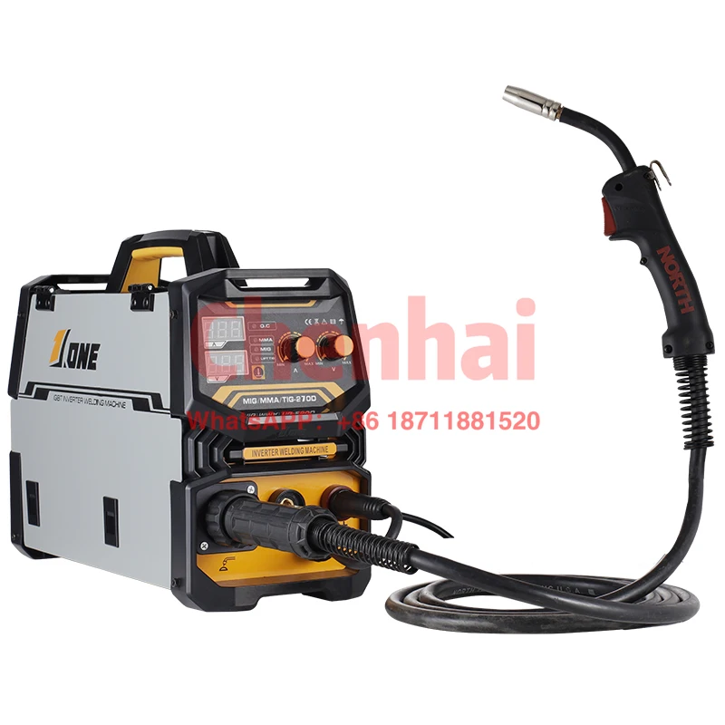 Газовый сварочный аппарат JONE 220 В 110 В а CO2 безгазовый Тип MMA ARC MIG TIG 3 в 1 Функция 5 кг флюс твердый провод GMAW MIG сварочный аппарат
