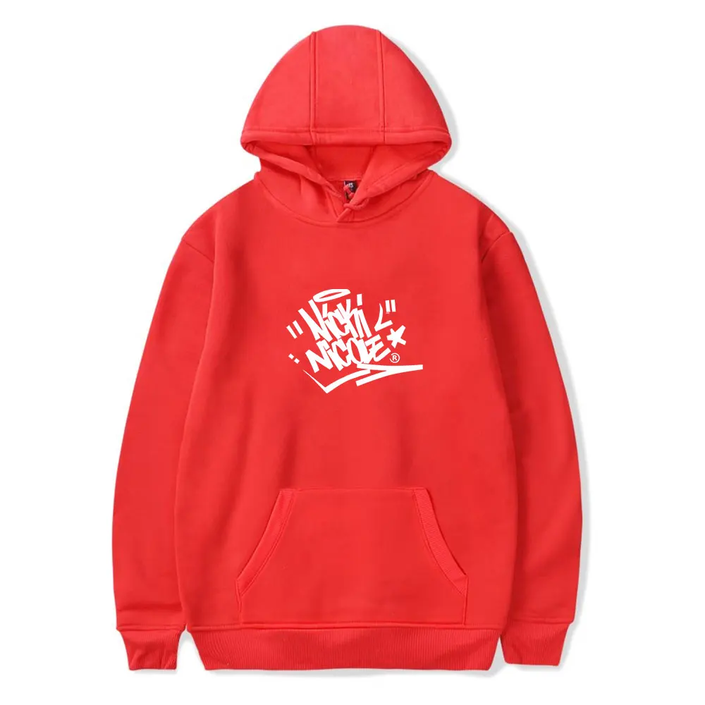 Фото Толстовки Nicki Nicole, Альма, альбом, логотип, рэпер, тур, Merch, принт, унисекс, модные смешные повседневные свитшоты №3