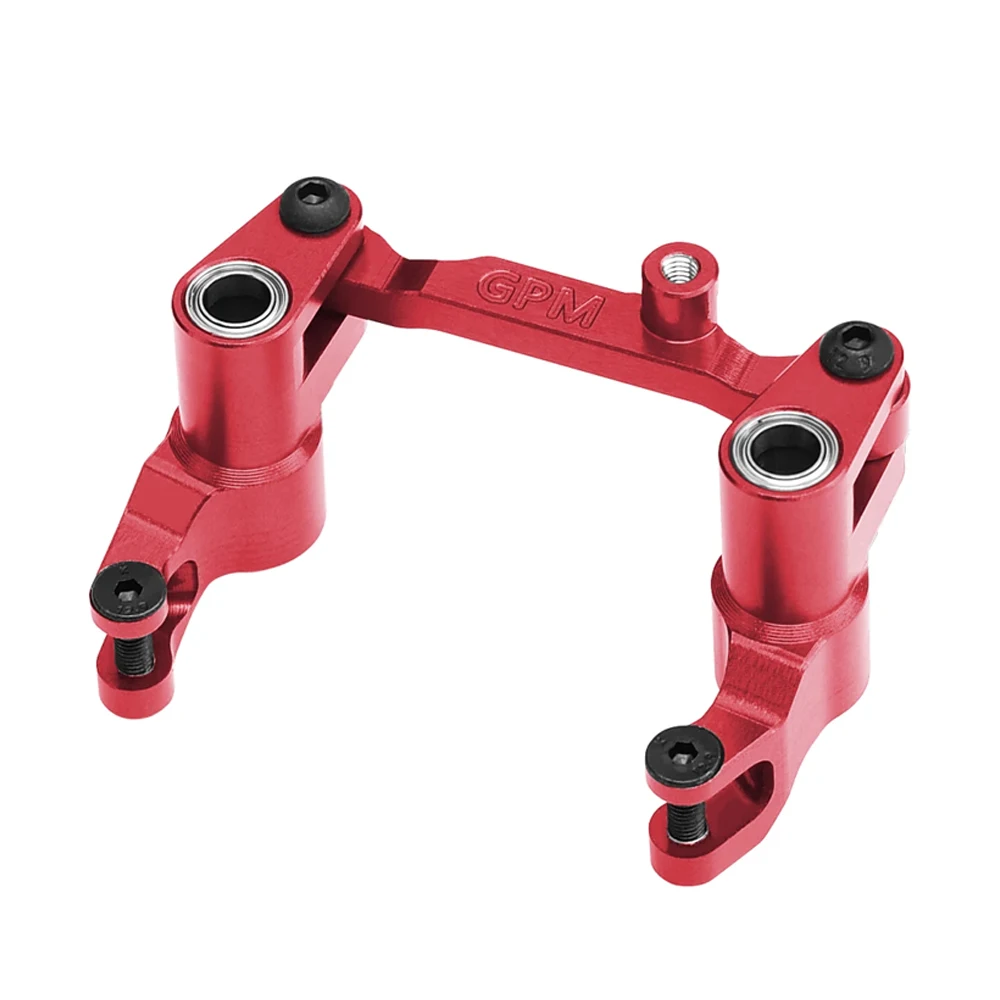 Фото GPM для TRAXXAS Mini Maxx Monster Truck 107154 -1 Детали для обновления радиоуправляемых автомобилей из металла 7075, передний рулевой механизм из сплава 10743 №2