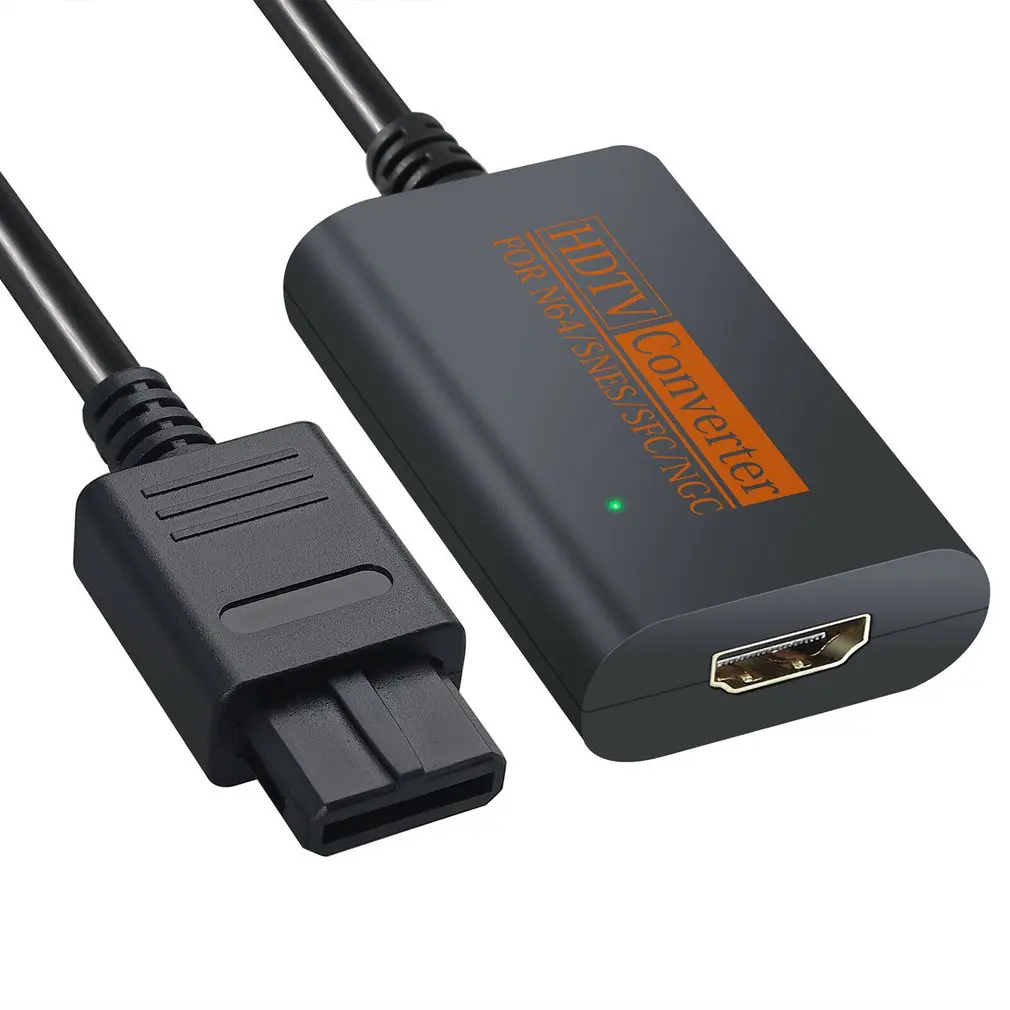 Фото 2024 горячая Распродажа для NGC/SNES/N64 совместимый с HDMI преобразователь адаптер для Nintendo 64 для игр Plug Play полный цифровой кабель Прямая поставка №4