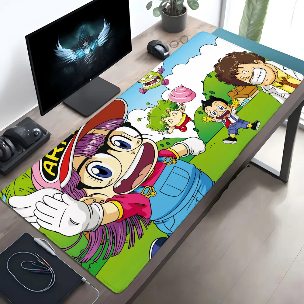 Коврик для мыши Dr. Slump в стиле аниме, коврик для мыши, настольный коврик с ковриком, игровые аксессуары Prime Gaming XXL, коврик для клавиатуры, коврик с подкладкой