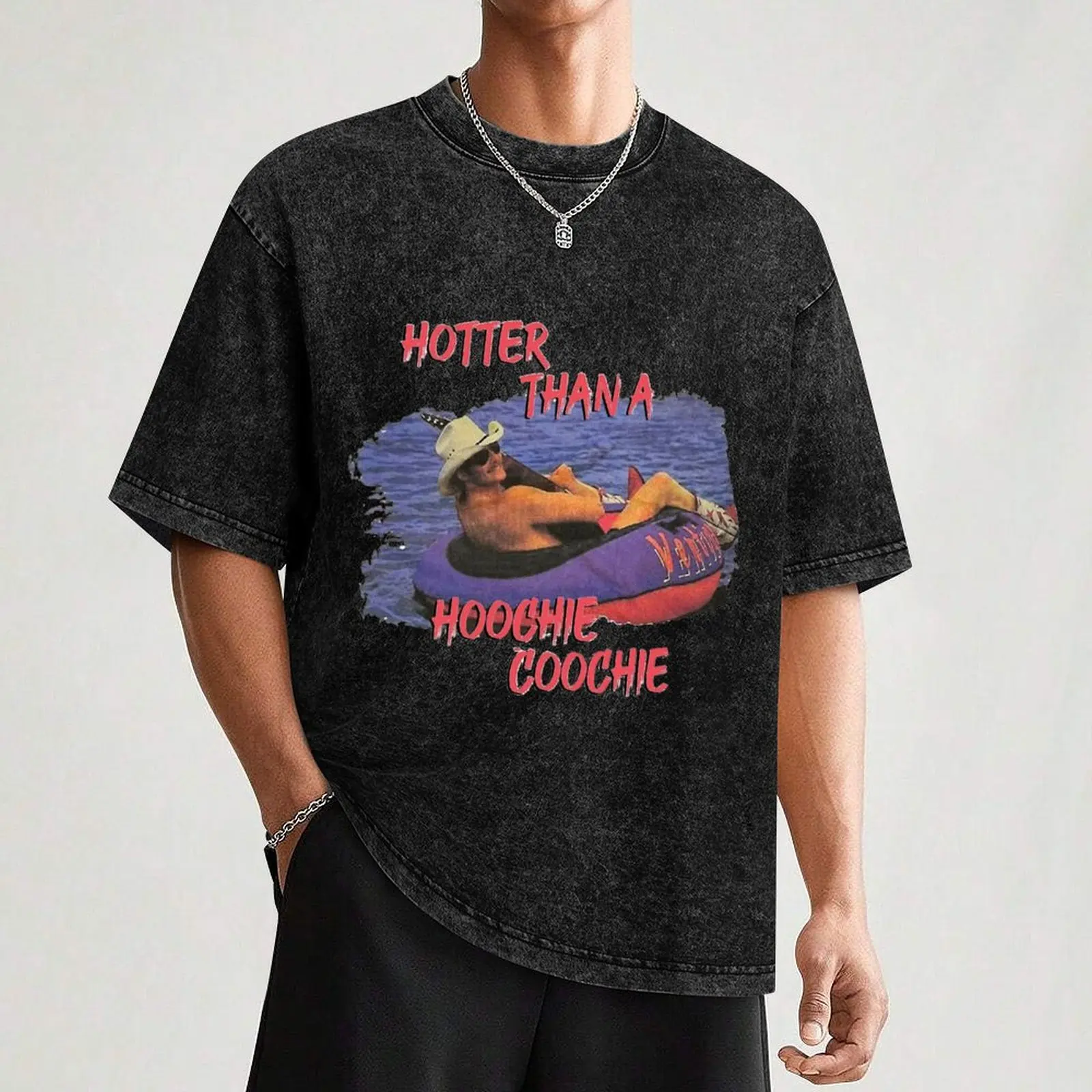 Фото Футболка Hotter Than A Hoochie Coochie Футболка 4 июля с юмором Футболка Alan Jackson Футболка №3