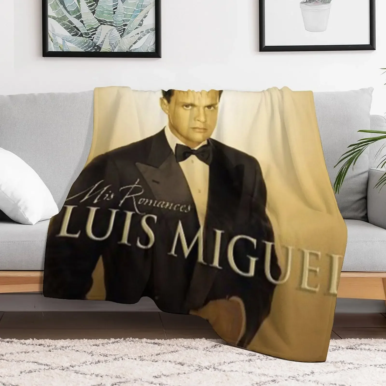 Одеяло Luis Miguel, мягкие плюшевые клетчатые винтажные одеяла