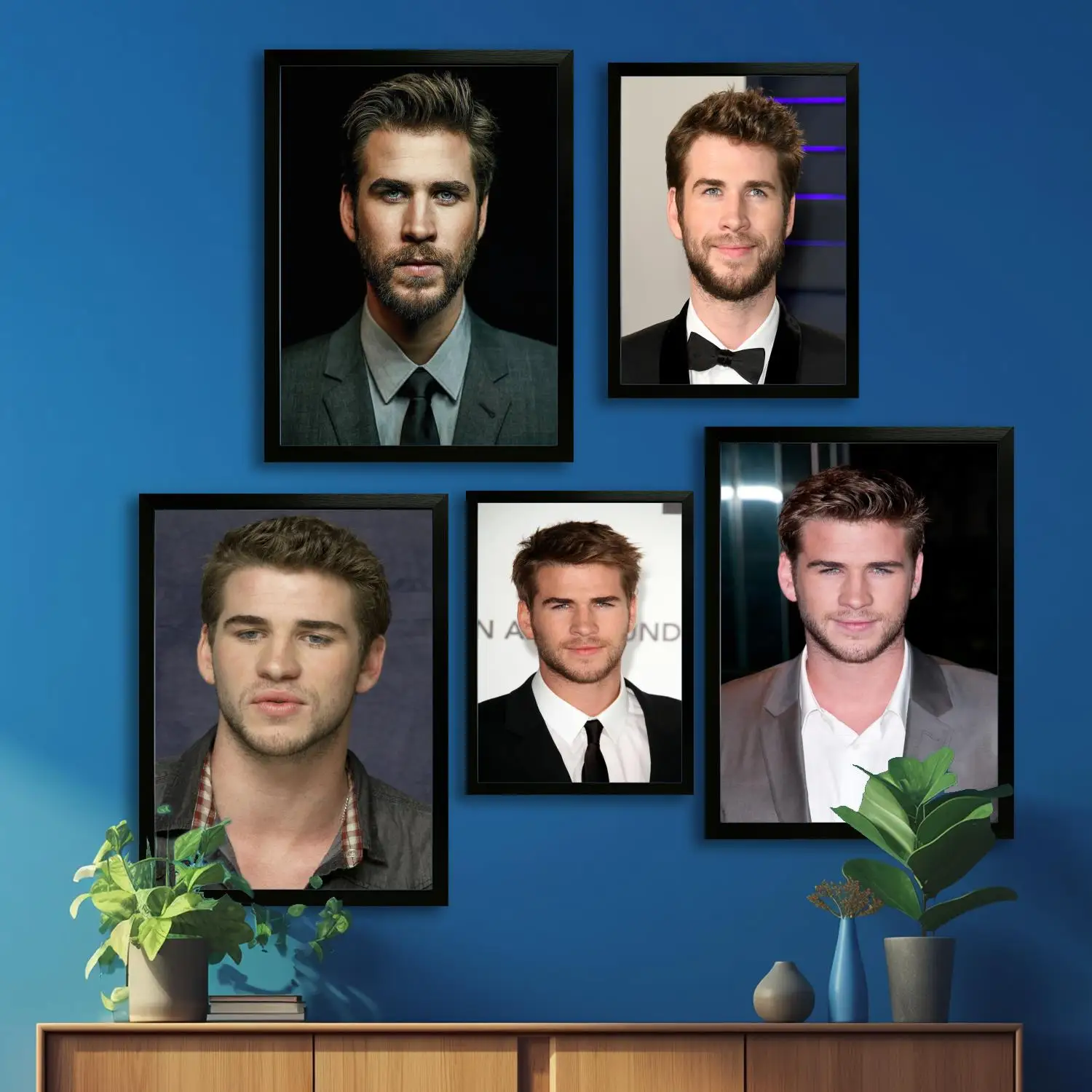 Liam Hemsworth Холст Художественный постер и настенная картина с принтом, современные семейные постеры для декора спальни, декоративная живопись
