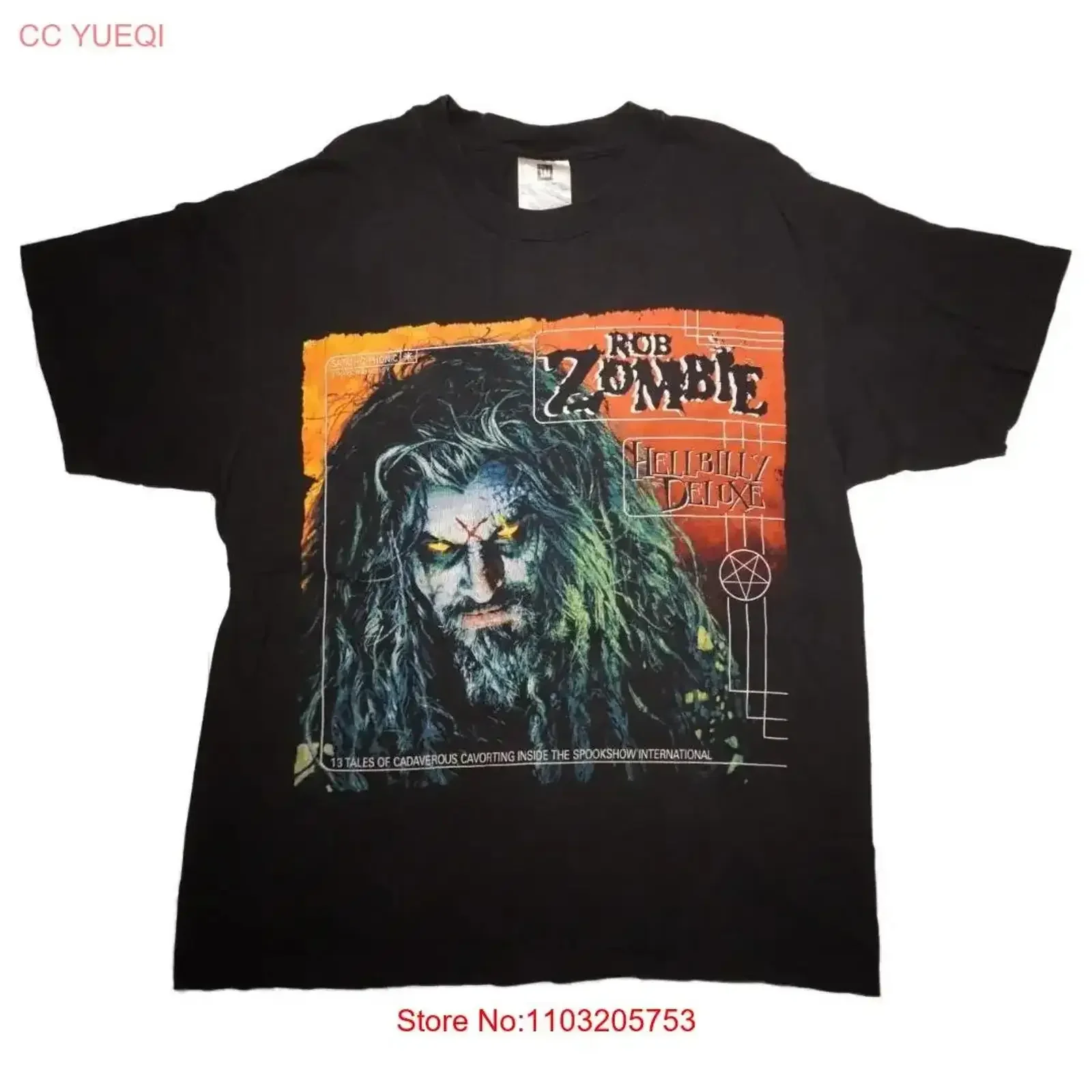 L Rob Zombie 1998, винтажная футболка Helbilly Deluxe, мягкая, стильная, мужская, с графикой, универсальная, модная, дышащая, винтажная