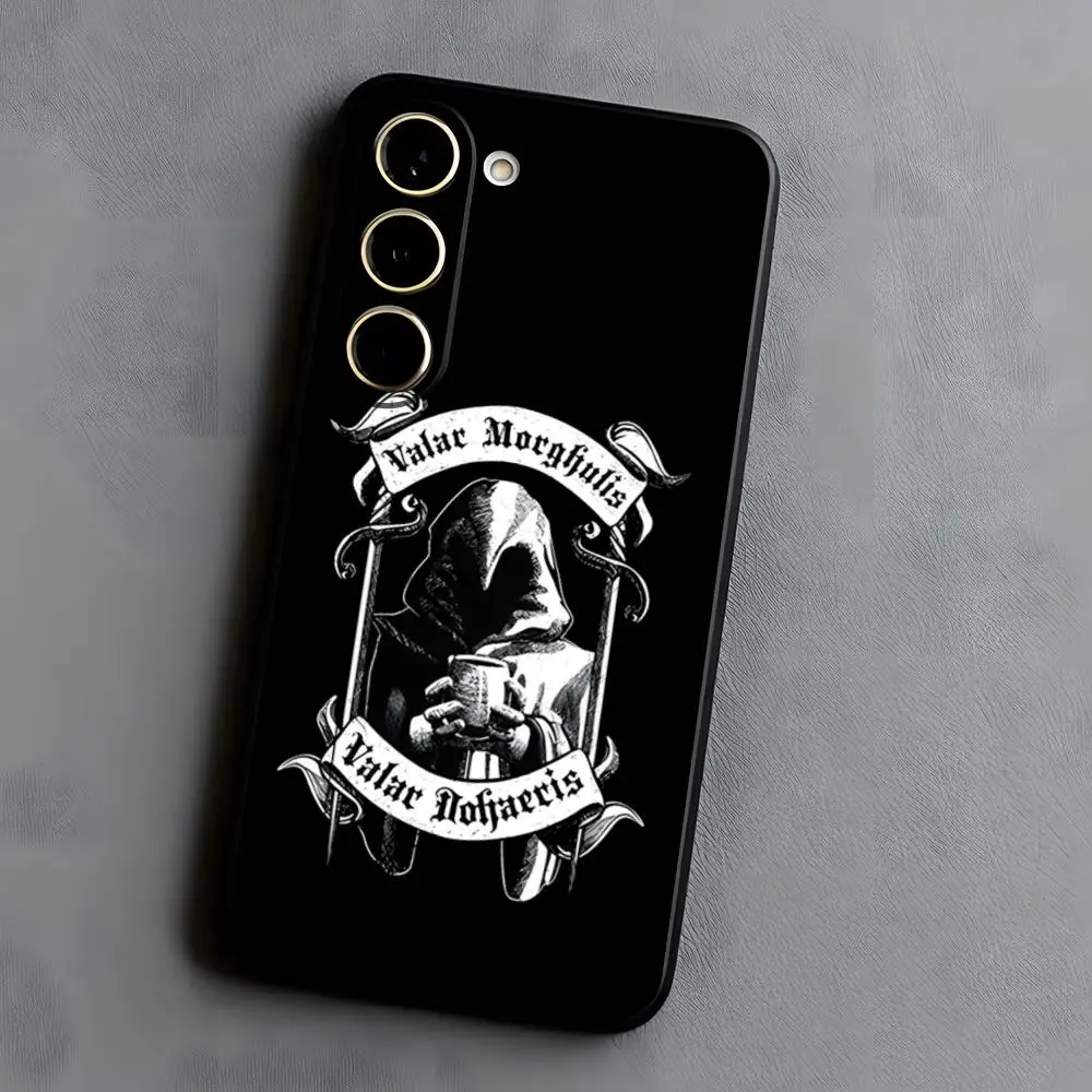 Фото Чехол для телефона Valar Morghulis для Samsung S25 S24 FE S23 S22 S21 Plus S20 Ultra Note20Ultra Black Soft Shell №3