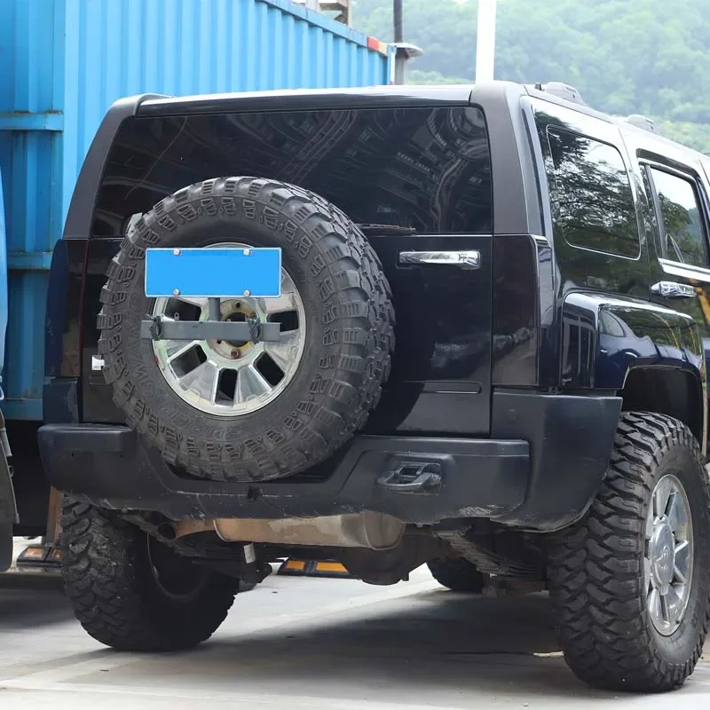 Фото Для 2005-2009 Hummer H3 автомобильный задний фонарь, черненый корпус из АБС-пластика, прозрачный серый задний фонарь, декоративная крышка №3