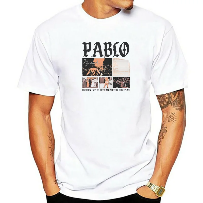 Дышащая цифровая печать прямого инъекций, футболка Kanye Kanye American Hip-hop Retro из плотного хлопка с короткими рукавами
