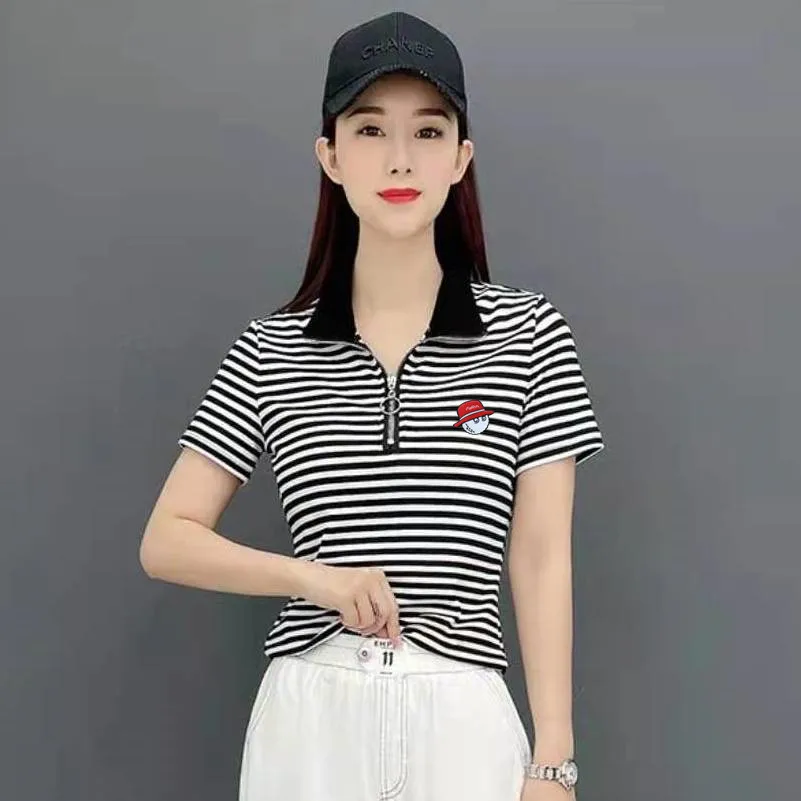 Фото Pakaian Golf 2023, женская футболка для гольфа, Мужская футболка для гольфа, женская футболка для тенниса №2