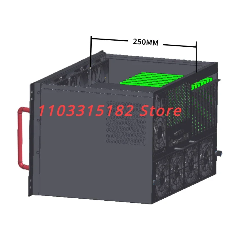 12 Bay NAS шасси ATX материнская плата по стандарту ATX источник питания 8 Full Height Слоты Enterprise Home AIO сервер