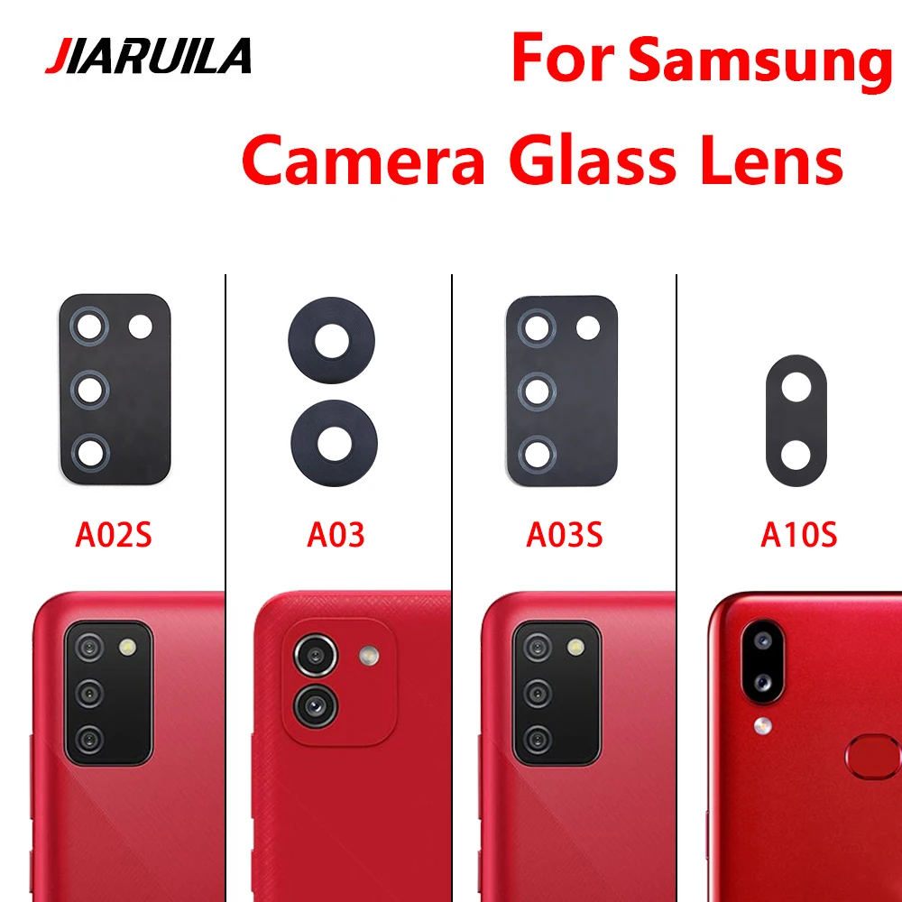 Фото Стеклянный объектив задней камеры для Samsung A01 A03 Core A02 A02S A03S A10 A10S A20 A20S A30 A40 A50 A505F A50S A70 A70S A80 + инструмент №4