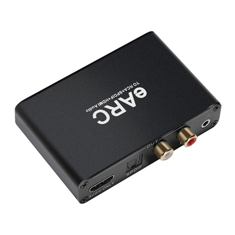 Фото EARC ARC Audio Converter 192Khz Extractor EARC To RCA Audio Extractor Adapter For DTS Dolby Atoms AC3 LPCM Fiber №3