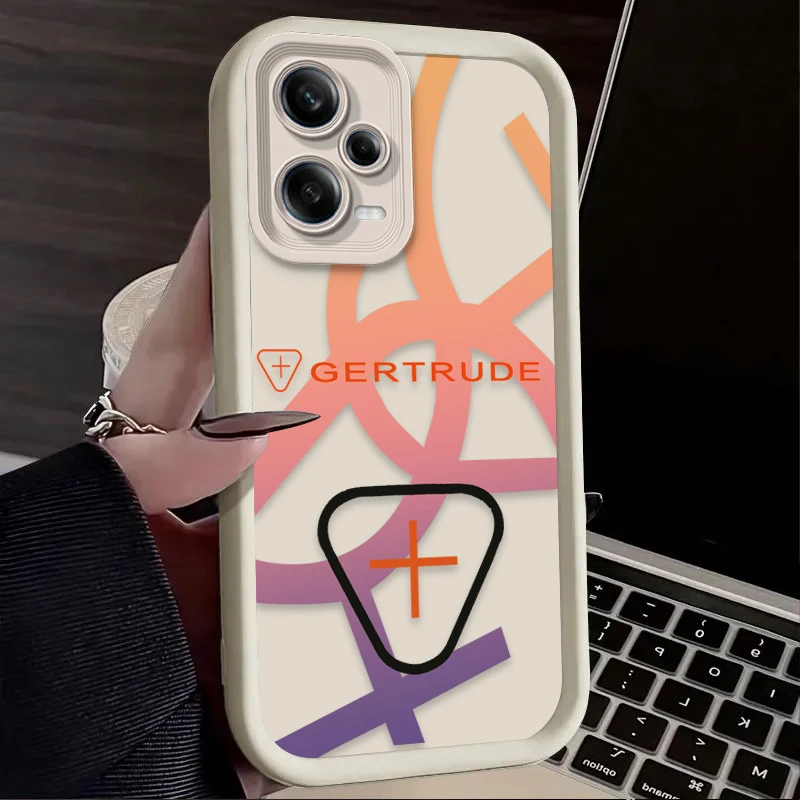 Фото G-Gertrudes модный чехол из ТПУ для Xiaomi Redmi Note 14 13 12 11 Pro Plus 5G 12S 11S 10S 10 9 Redmi 14C 13C 12C 12 4G A3 A3X Cover №4