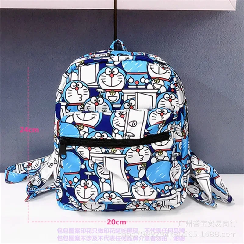 Новый маленький рюкзак Doraemon с героями мультфильмов, детский водонепроницаемый маленький школьный рюкзак для детского сада, милый мини-рюкзак для девочек и мальчиков